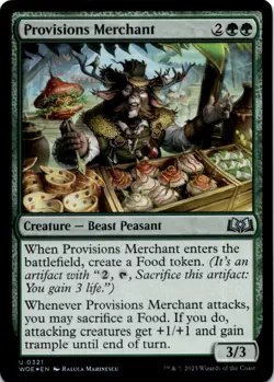 MTG Provisions Merchant Foil Wilds of Eldraine NM U Magic - Image 1
