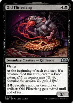MTG Old Flitterfang Foil Wilds of Eldraine NM U Magic - Image 1