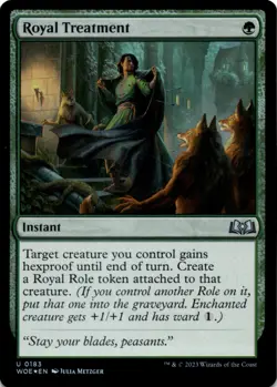 MTG Royal Treatment Wilds of Eldraine NM U Magic - Image 1