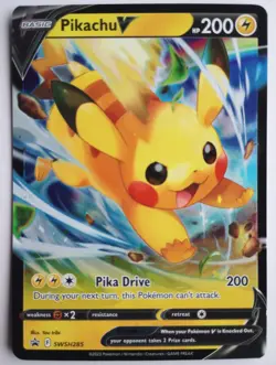 Pikachu V SWSH285 | Full Art Promo | Pokemon TCG | NM - Image 1