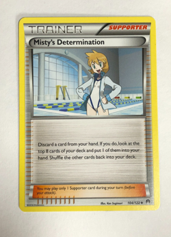 Pokemon TCG BREAKpoint Misty's Determination 104/122 Near Mint - Image 1
