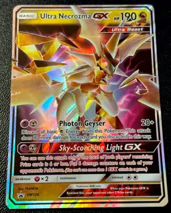 Ultra Necrozma GX SM126 NM Holo Rare Sun & Moon Dragon Majesty Pokemon Promo! - Image 1