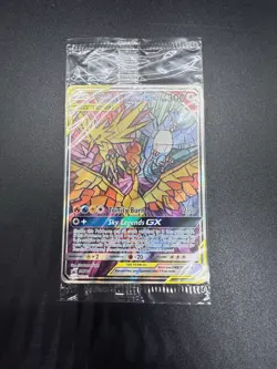 SEALED Moltres & Zapdos & Articuno GX SM210 Black Star Promo Full Art Pokemon #4 - Image 3