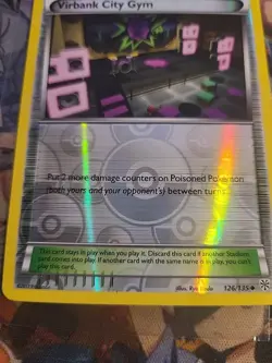 Pokemon Plasma Storm Virbank City Gym Reverse Holo #126/135 LP - Image 4