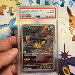 2023 Pikachu Art Rare #173 Pokemon 151 JP SV2a - PSA 10 GEM MT - Image 1