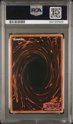 Blue-Eyes White Dragon Yugioh 2012 GLD5-EN001 Ghost Gold Rare Limited PSA 8 - Image 2
