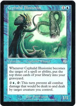 (2X) Cephalid Illusionist Torment Uncommon - MTG Magic the Gathering Card - Image 2
