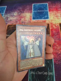 Yugioh Lyla, Lightsworn Sorceress LODT-EN019 Ultra Rare 1st Edition LP - Image 3