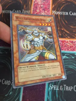 Yugioh Wulf, Lightsworn Beast LODT-EN023 Super Rare OG Unlimited MP - Image 2