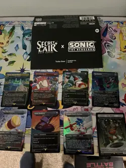 Sonic Turbo Fear Foil Mtg Opened With Bonus Card - Image 1