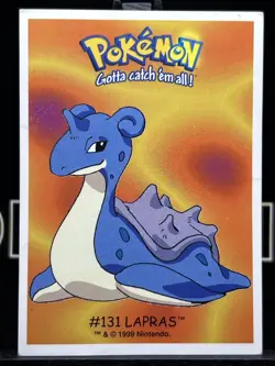 Pokemon Card Lapras 131 Sticker Dunkin Boomer Regular LP - Image 3