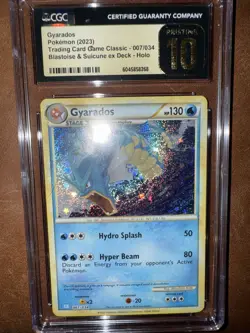 Pokemon Gyarados TCG Holo Card 007/034 Classic Collection CGC Pristine 10 - Image 2