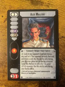 Battletech CCG TCG Card Game Rare Commanders Ed Aletha Kabrinski - Image 1