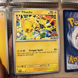 Pokemon Pikachu 225 (World Championship 2025) Sv: Scarlet & Violet Promo Card - Image 1