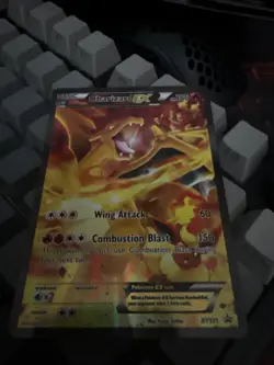 Pokemon Charizard EX Card XY121 Promo Trading Card Game - Image 1