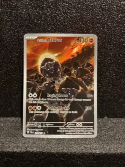 Paldean Tauros 218/193 - Pokemon TCG Paldea Evolved Illustration Rare- M/LP Card - Image 1