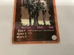 AMARI HOWLS-FROM-SOUL : RAGE UNLIMITED CCG Character card, White Wolf 1995 TCG - Image 3