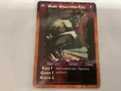 AMARI HOWLS-FROM-SOUL : RAGE UNLIMITED CCG Character card, White Wolf 1995 TCG - Image 4