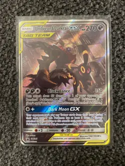 Umbreon & Darkrai GX Tag Team Promo Card SM241 Great Centering Nm - Image 3