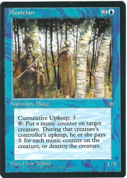 (2X) Musician Ice Age Rare - MTG Magic the Gathering Card - Image 2