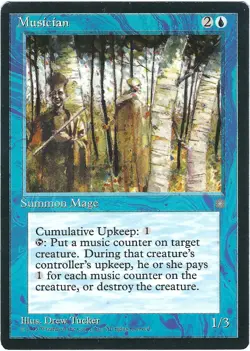 (2X) Musician Ice Age Rare - MTG Magic the Gathering Card - Image 3