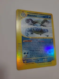 Blastoise 4/165 Expedition - Reverse Holo Rare - Pokemon Holo E-reader Card - NM - Image 2