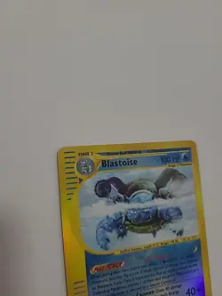Blastoise 4/165 Expedition - Reverse Holo Rare - Pokemon Holo E-reader Card - NM - Image 3