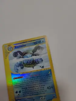 Blastoise 4/165 Expedition - Reverse Holo Rare - Pokemon Holo E-reader Card - NM - Image 4