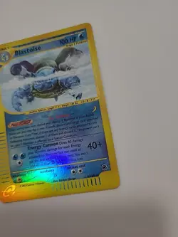 Blastoise 4/165 Expedition - Reverse Holo Rare - Pokemon Holo E-reader Card - NM - Image 5