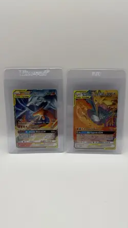 Pokemon Tag Team Card Lot Charizard, Reshiram, Articuno, Zapdos, Moltres - Image 1