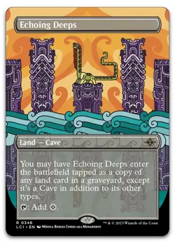 Echoing Deeps (Borderless) #346 (NM) Lost Caverns of Ixalan LCI Magic MTG - Image 1