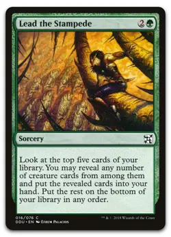 Lead the Stampede #16 (NM) Elves vs Inventors DDU Magic MTG - Image 1