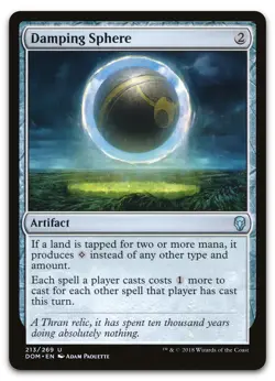 Damping Sphere #213 (NM) Dominaria DOM Magic MTG - Image 1