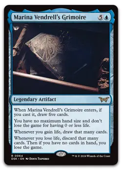 Marina Vendrell's Grimoire #64 (NM) Duskmourn DSK Magic MTG - Image 1