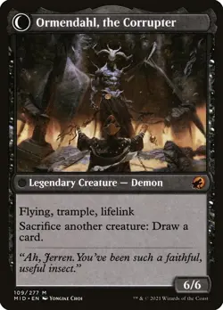 Jerren, Corrupted Bishop #109 (NM) Midnight Hunt MID Magic MTG - Image 2