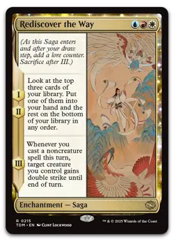 Rediscover the Way #215 (NM) Tarkir Dragonstorm TDM Magic MTG - Image 1