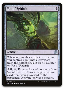 Vat of Rebirth #113 (NM) Phyrexia All Will Be One ONE Magic MTG - Image 1