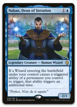 Naban, Dean of Iteration #58 (NM) Dominaria DOM Magic MTG - Image 1