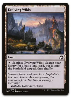 Evolving Wilds #261 (NM) Midnight Hunt MID Magic MTG - Image 1
