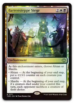 Barrensteppe Siege #171 (Foil) (NM) Tarkir Dragonstorm TDM Magic MTG - Image 1