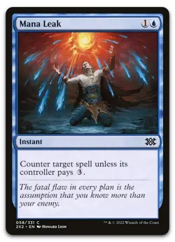 Mana Leak #58 (NM) Double Masters 2022 2X2 Magic MTG - Image 1