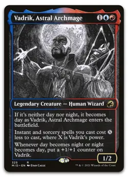 Vadrik, Astral Archmage (Showcase) #325 (NM) Midnight Hunt MID Magic MTG - Image 1