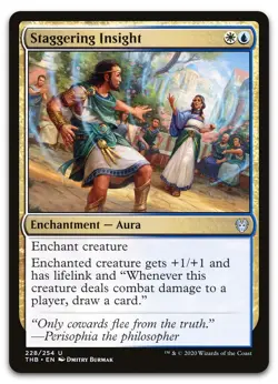 Staggering Insight #228 (NM) Theros Beyond Death THB Magic MTG - Image 1