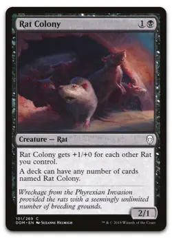Rat Colony #101 (NM) Dominaria DOM Magic MTG - Image 1