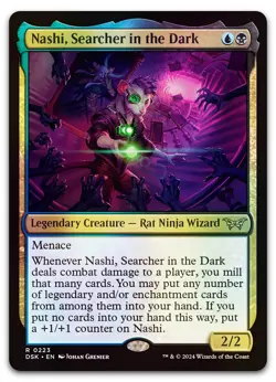 Nashi, Searcher in the Dark #223 (Foil) (NM) Duskmourn DSK Magic MTG - Image 1
