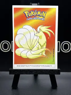 Pokemon 38 Ninetales Sticker Dunkin Boomer - Regular Near Mint - Image 2