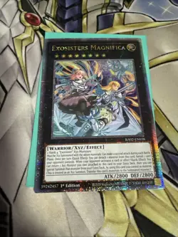 Yugioh Exosisters Magnifica RA02-EN038 Quarter Century Rare 1st Ed NM - Image 1