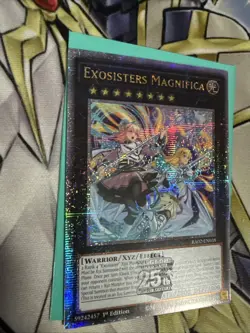 Yugioh Exosisters Magnifica RA02-EN038 Quarter Century Rare 1st Ed NM - Image 2