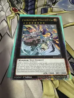 Yugioh Exosisters Magnifica RA02-EN038 Quarter Century Rare 1st Ed NM - Image 3