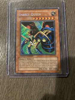 Yugioh Insect Queen CT1-EN005 Secret Rare Limited Edition MP - Image 1
